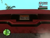 Peruvian License Plates