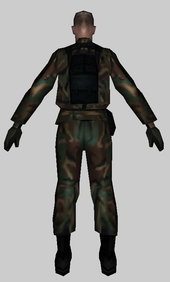 Blonde Army Soldier (Low-Poly)