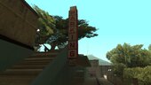 Restored Collapsed Freeway and Parking Sign