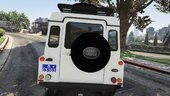 Land Rover Defender: Vatrogasci Spasioci - Sektor za vanredne situacije | Fire department of Serbia [Replace | ELS]