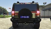 Hummer H2: Zandarmerija | Serbian Gendarmerie [Replace | ELS]