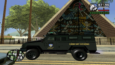 VIETNAMESE MOBILE POLICE ARMORED VEHICLES