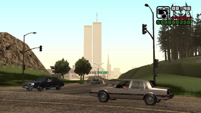 Twin Towers World Trade Center Low-poly [SAN FIERRO]