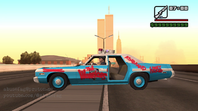 Dodge Monaco 1974 NYPD Police Car Vandalized The Warriors