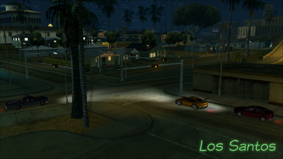 Flashing Yellow Lights During Midnight