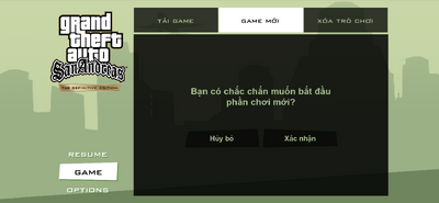 Vietnamese language GTA SA D.E Mobile