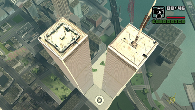  Twin Towers World Trade Center Low-poly [SAN FIERRO] v1.1