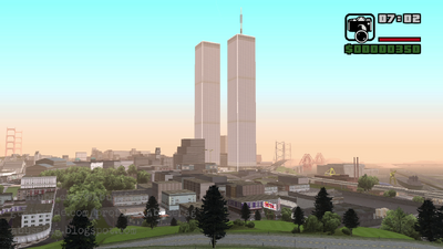  Twin Towers World Trade Center Low-poly [SAN FIERRO] v1.1