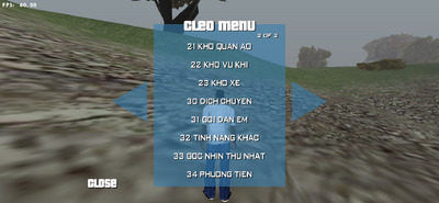 Vietnamese Language Cleo Menu GTA San V2 For Mobile