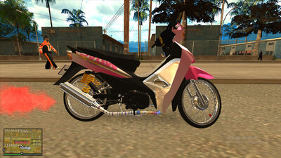 Pink Honda Wave