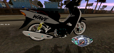 Wave 110 Trắng Tem Chữ For Mobile