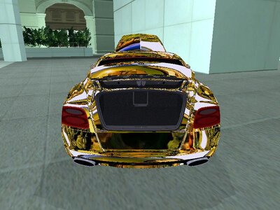 Bentley Continental GT Gold Chrome Baku Style