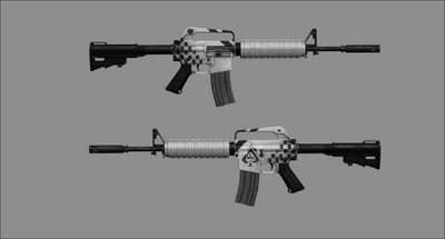 XM177E2 with Skins Pack